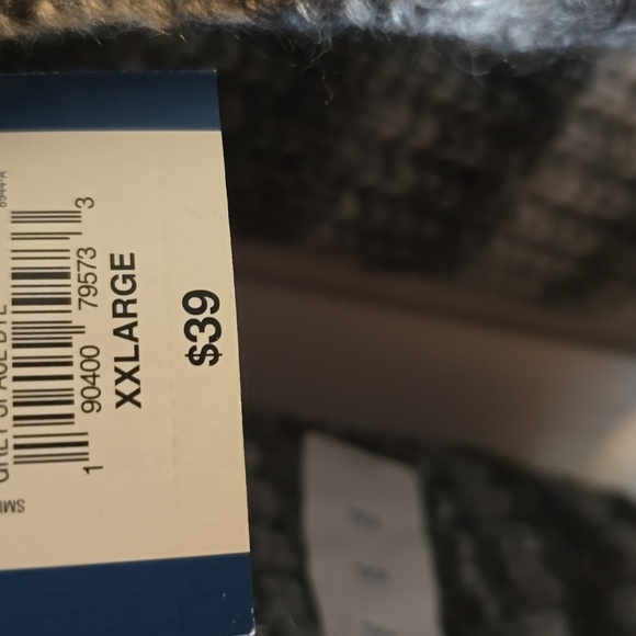 ARIZONA JEAN CO WOMEN'S JUNIOR PLUS GRAY STRIPES PULLOVER CREWNECK SWEATER XXL - Picture 4 of 15